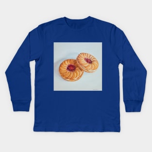 Fruit Creme Cookies painting Kids Long Sleeve T-Shirt